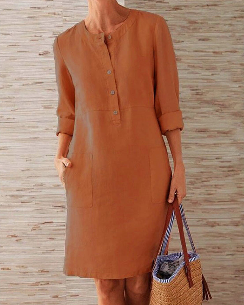 Elegant enfÀrgad klÀnning