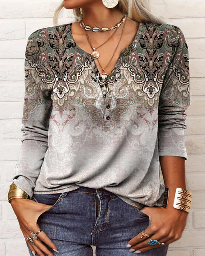 Paisley LÄngÀrmad Topp