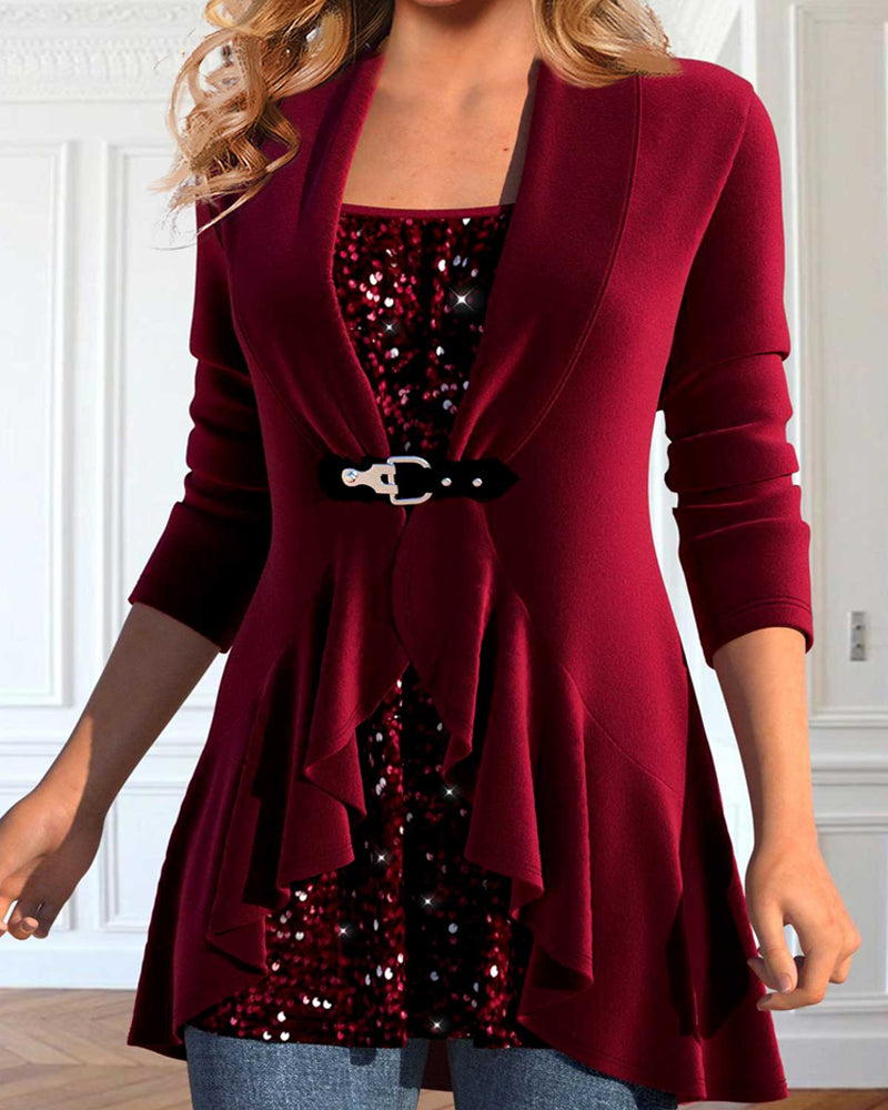 LapptÀcke paljett med ruffles