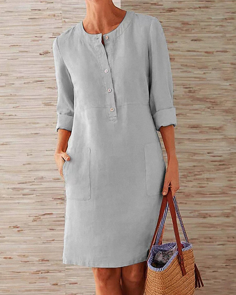 Elegant enfÀrgad klÀnning