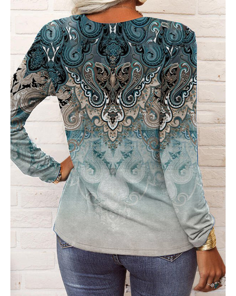 Paisley LÄngÀrmad Topp
