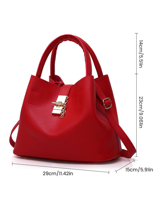 Mode axelväska, hinkväska