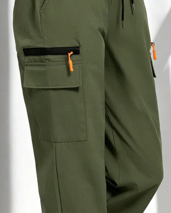 Pants Dragsko Löst Casual Cargo