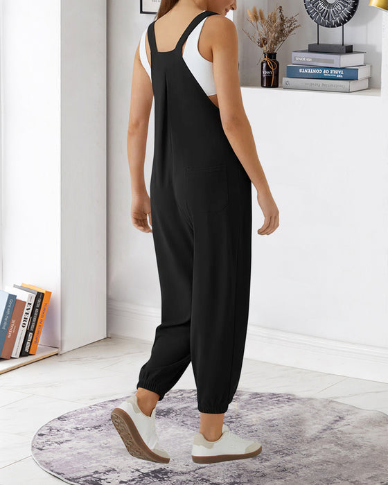 Overalls Enfärgat Veckad