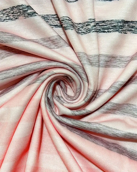 T-Shirt Rund Hals Kort Ärm Randig