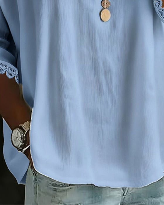 Blus Spetskantad Insydd Babykrage