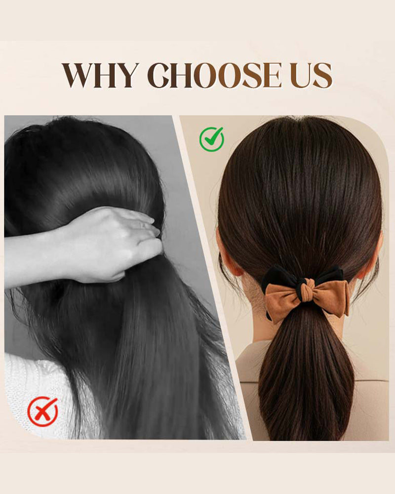 Hårsnodd Elegant Elastisk Rosett