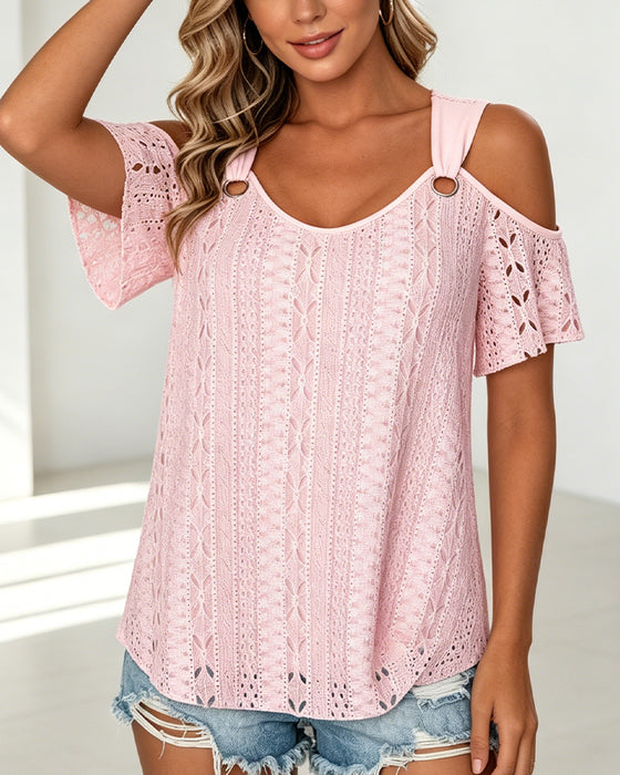 T-Shirt Ringrem Urholkning Off-Axel