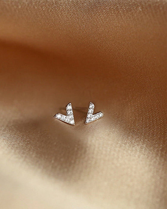 Sterling silver stjärnörhängen