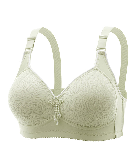 Sexig Blommig Bygel­Fri Bh