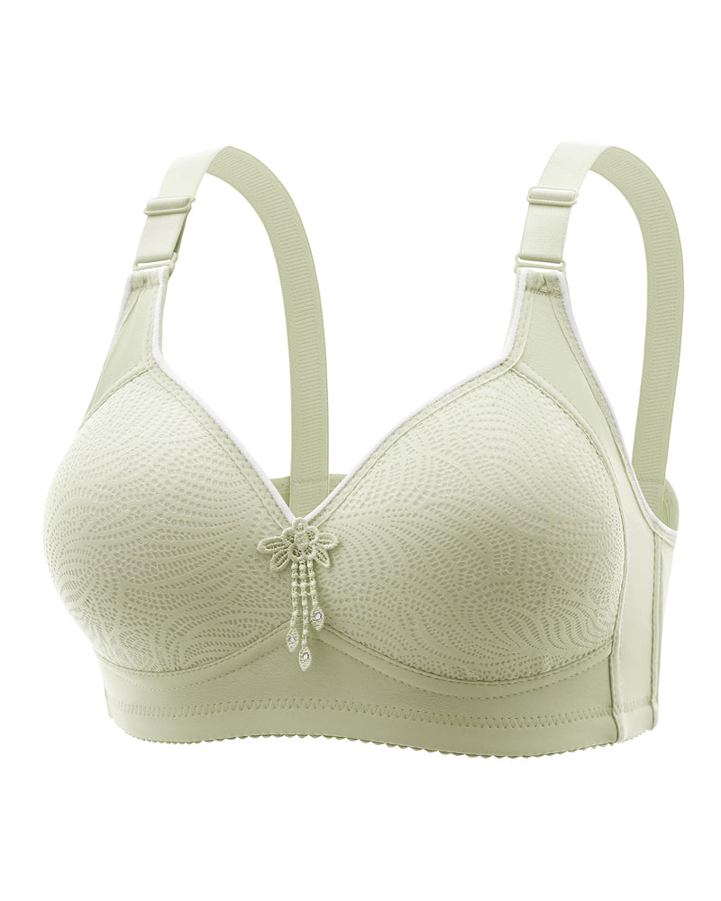 Sexig Blommig Bygel­Fri Bh