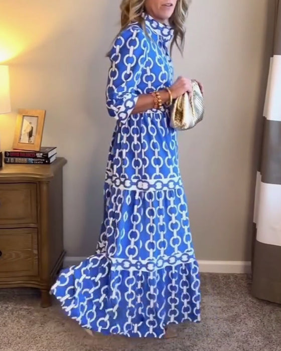 Klänning Avslappnad Semester Bohemisk