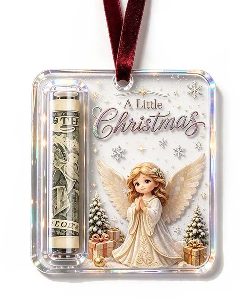 Jul Kontant Gåva Ornament