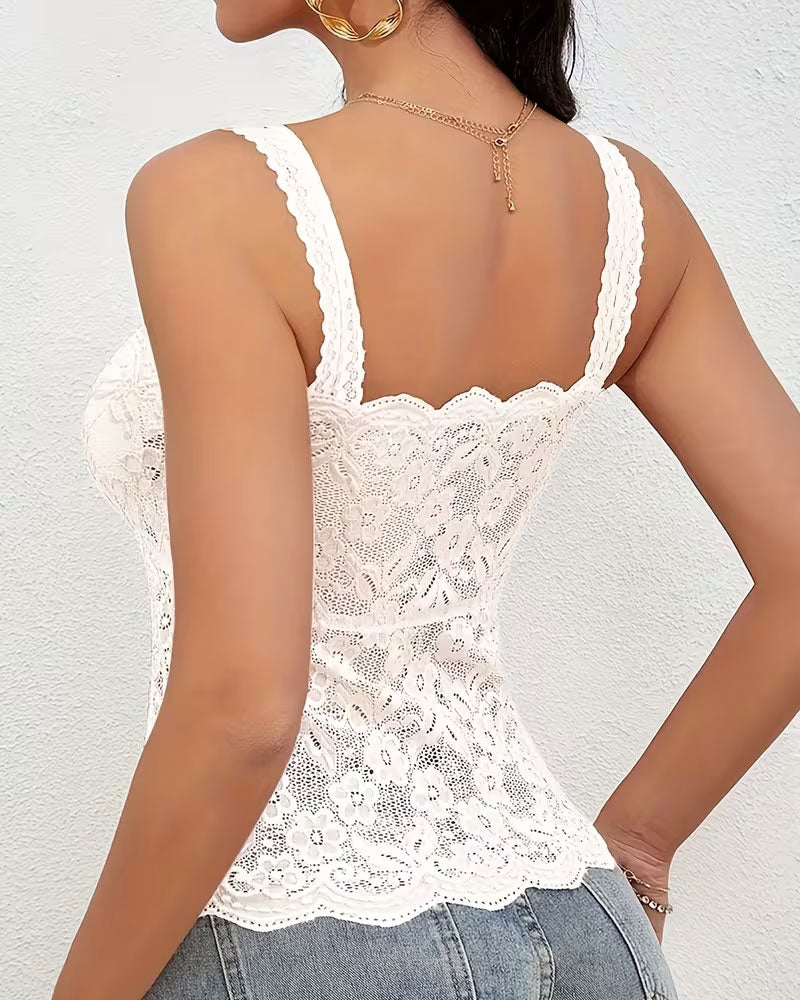 Camis Topp Enfärgad Bandeau