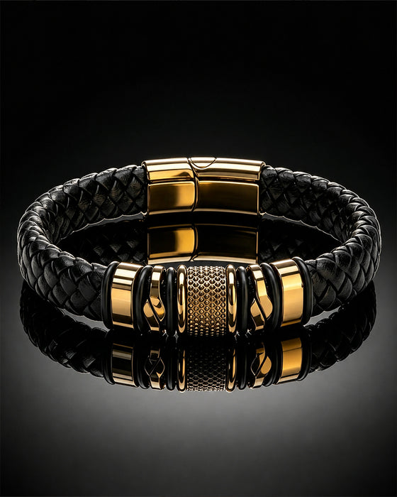 Premium Läderarmband För Män