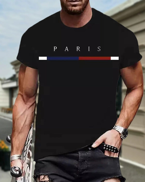 T-Shirt Snabbtorka Rund Hals Kort Ärm