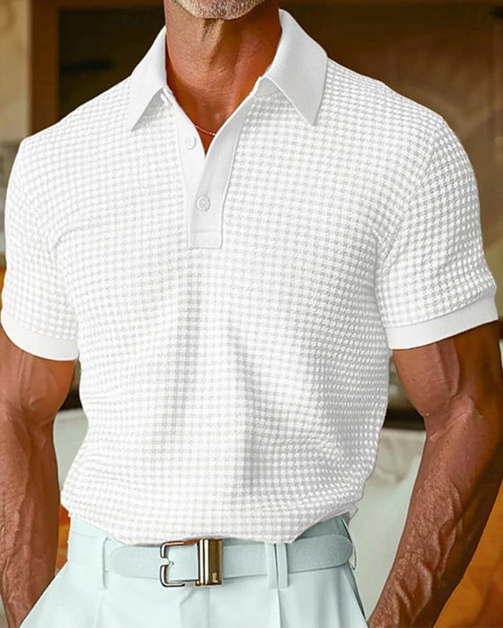 T-Shirts Krage Knapp Kortärmad Polo