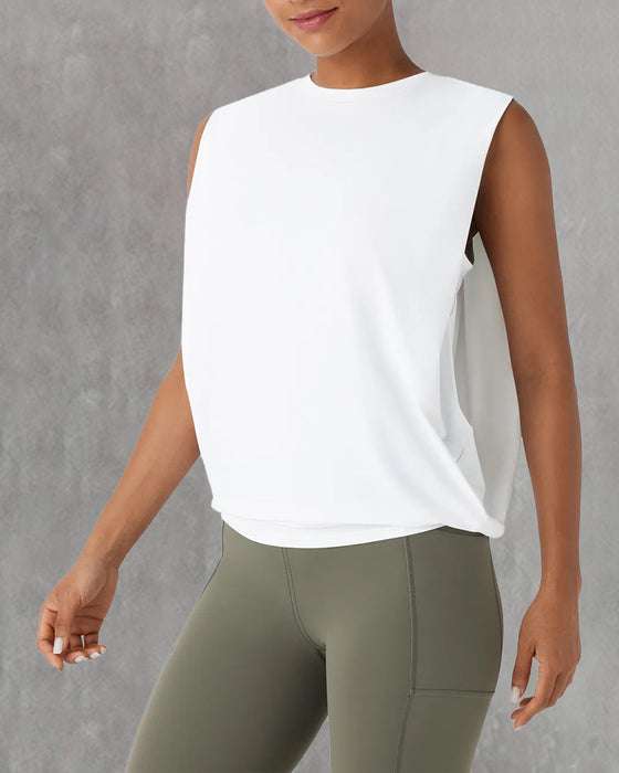 Väst Ärmlös Rund Hals Sport