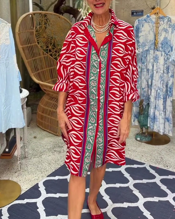 Klänning Bohemisk Skjorta