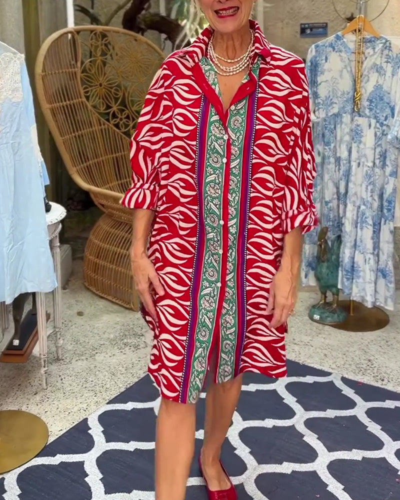 Klänning Bohemisk Skjorta