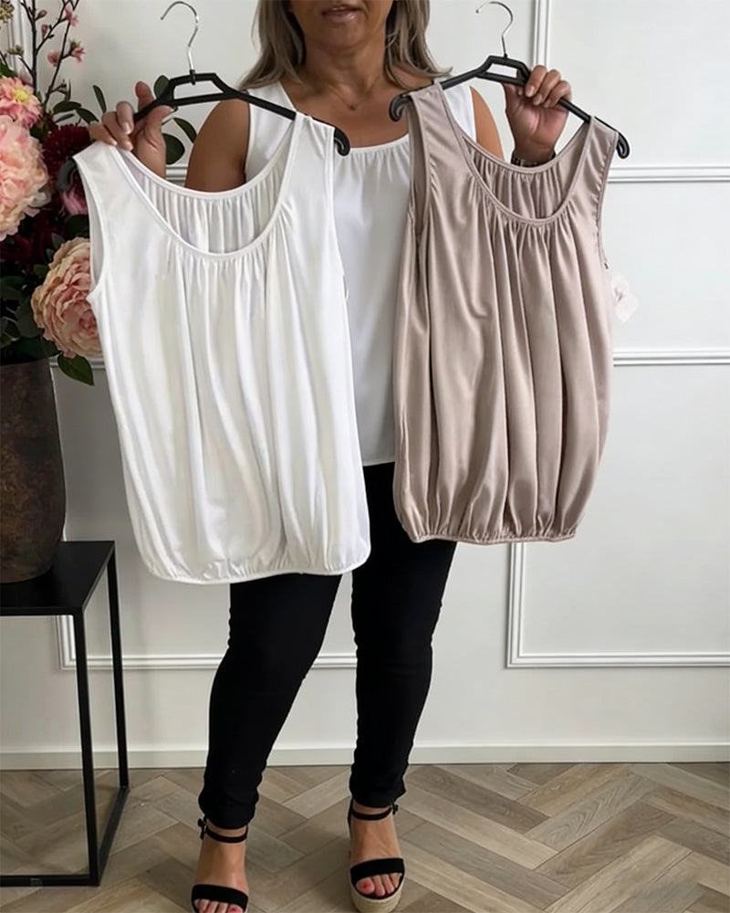 Tank Top Inbyggt Bh U-Ring Urskuren Casual