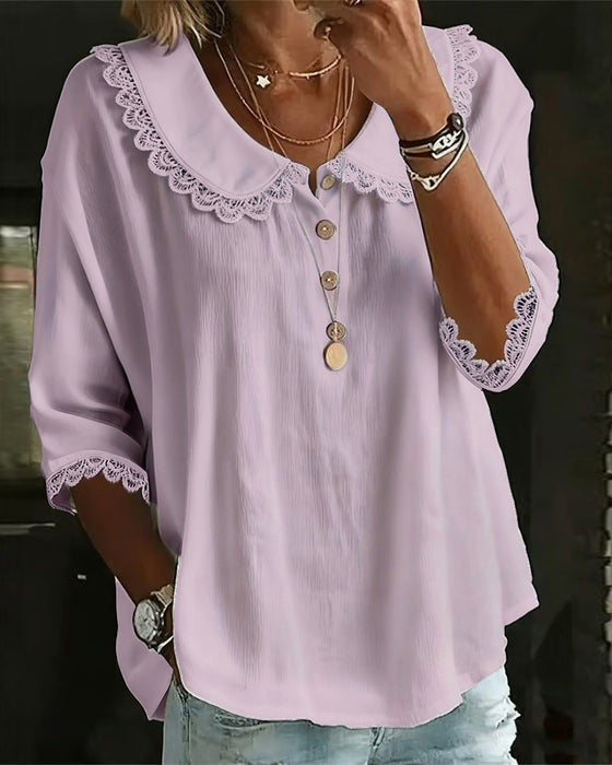 Blus Spetskantad Insydd Babykrage