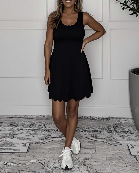 Klänning Ärmös Mode Vardag