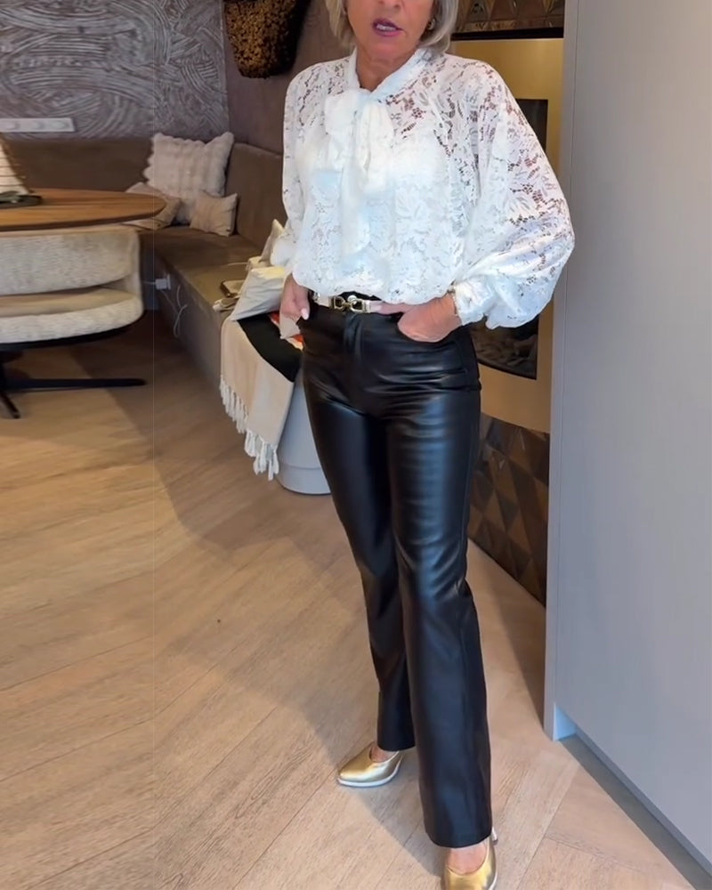 Blus Banddesign Spets