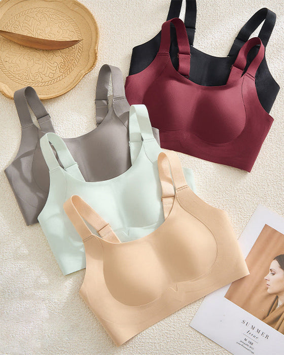 Tunn och Trådlös BH med Kaninöronkupor