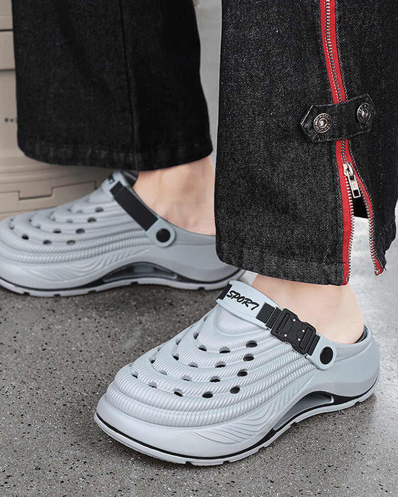 Sandaler Utomhus Tjock Sula Halkfri Luktbeständig Hållbar Snabbtorkande Mjuk Strand