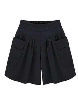 Shorts Lösa Hög Midja Smalnande