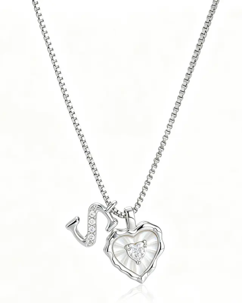 A–Z Mikropave Bokstavspendel Halsband