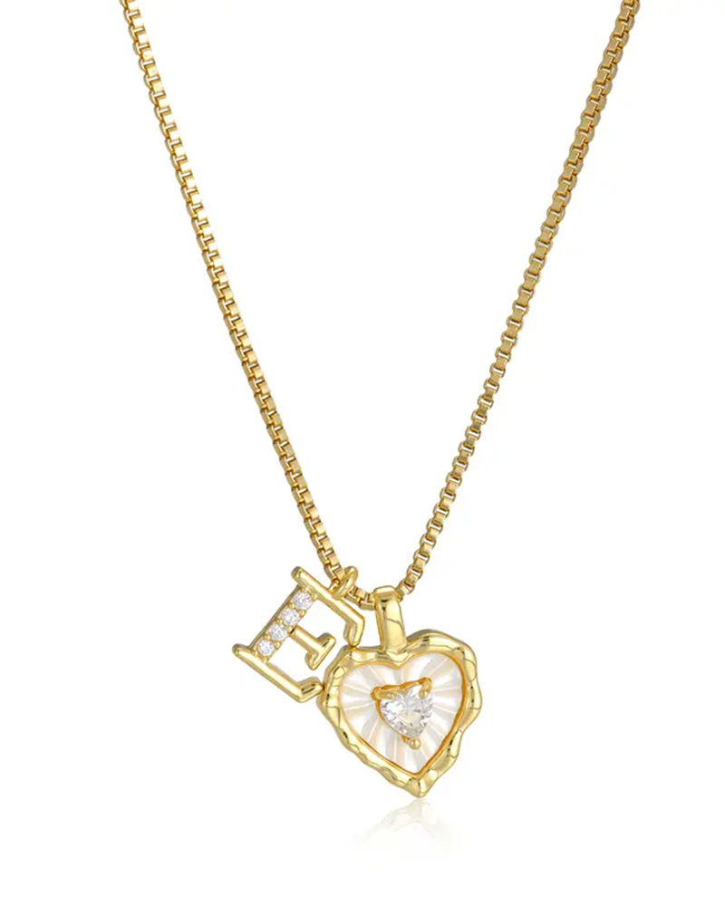 A–Z Mikropave Bokstavspendel Halsband