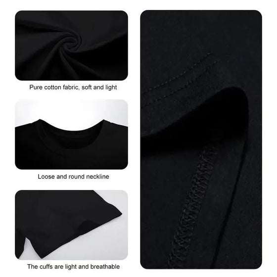 T-Shirt Herr Bak Bokstav Tryck