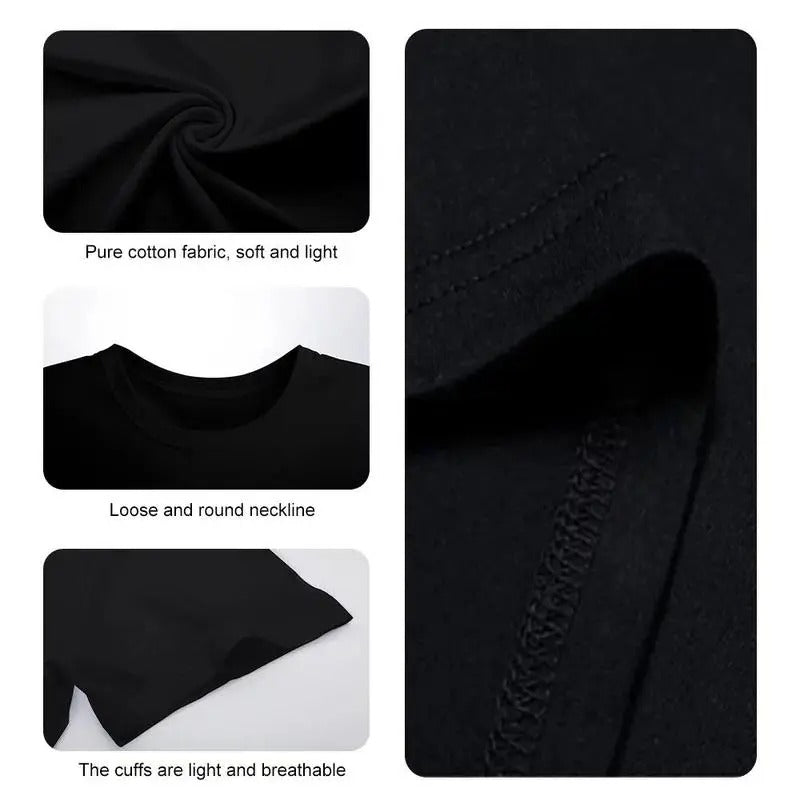 T-Shirt Herr Bak Bokstav Tryck