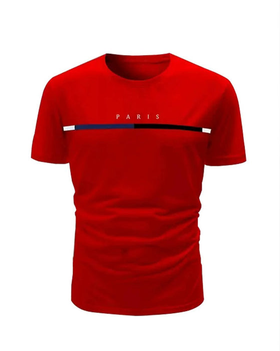 T-Shirt Snabbtorka Rund Hals Kort Ärm