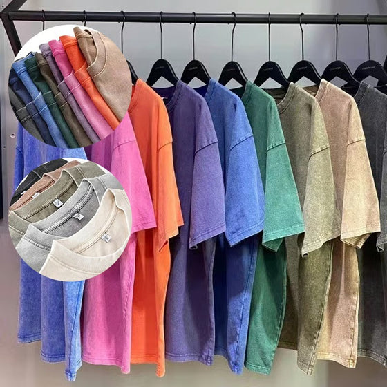 T-Shirt Herr Vintage Lössittande