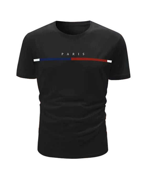 T-Shirt Snabbtorka Rund Hals Kort Ärm