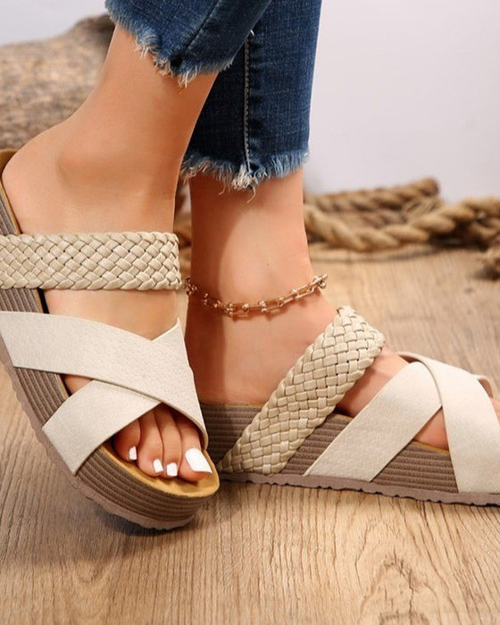 Sandal Mode Plattform Slide