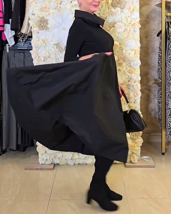 Klänning Modig Street Enfärgad A-linje