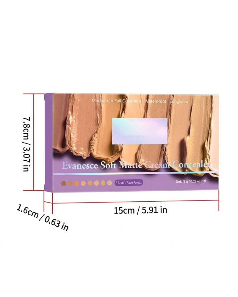 8-Färgs Concealer Palett