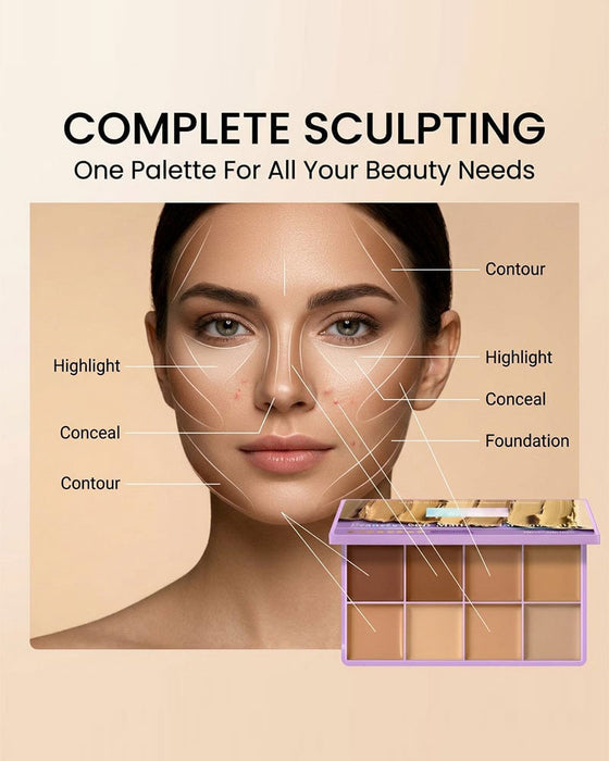 8-Färgs Concealer Palett