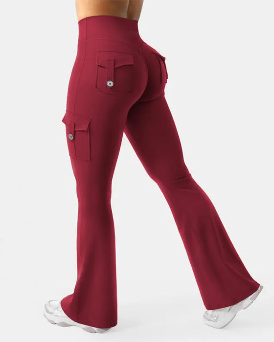 Leggings Utsvängda Arbetskläder Yoga
