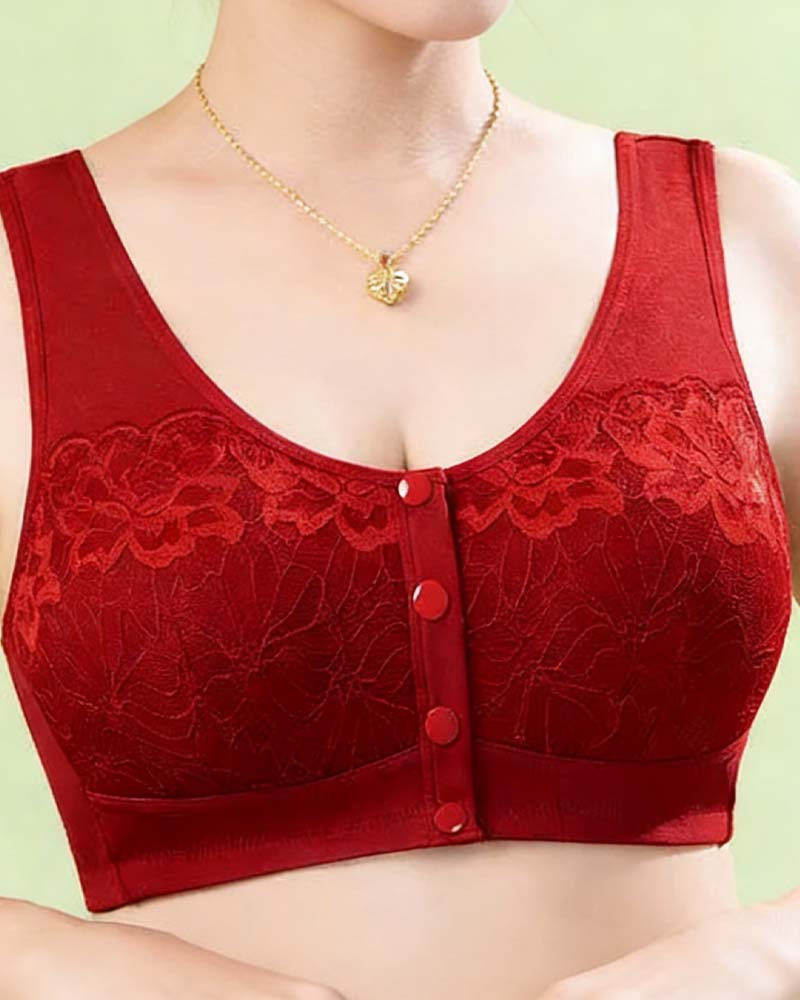 Underkläder Bekvämt Främre Krokar Spets