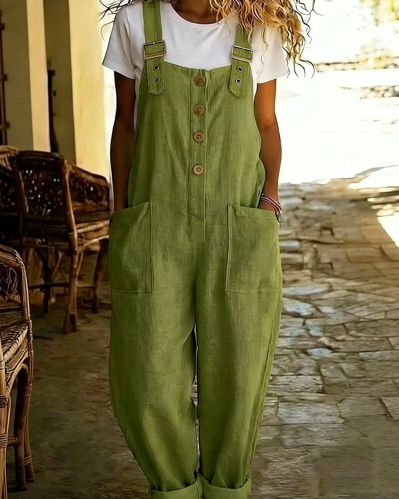 Jumpsuit Avslappnad Justerbar