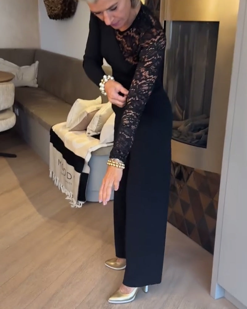 Topp Lapptäcke Spetsstickad