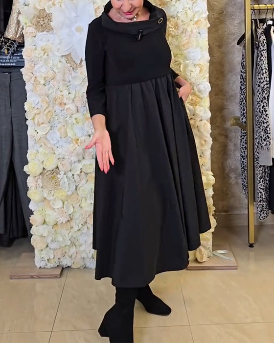 Klänning Modig Street Enfärgad A-linje