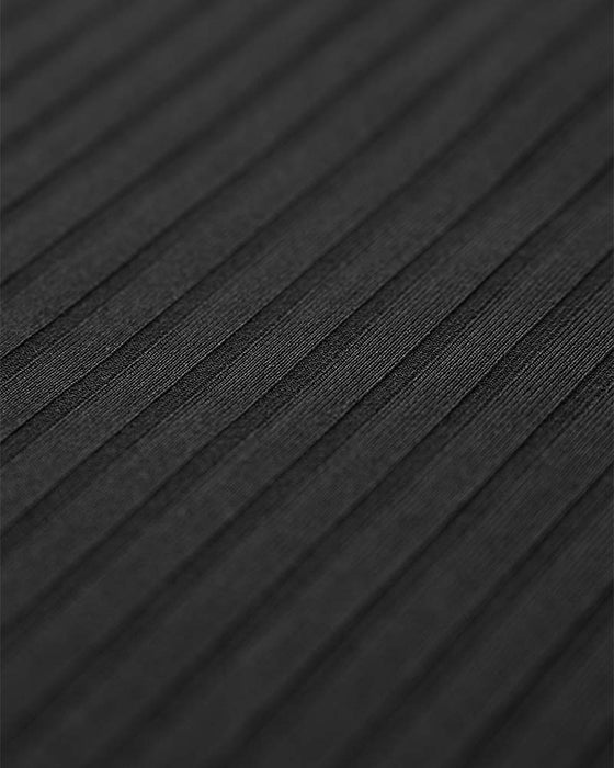 Klänning Solid Färg Skinny Casual