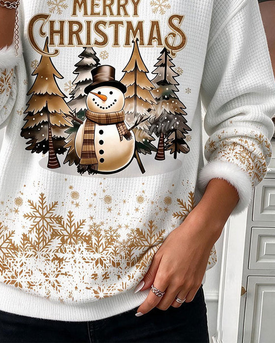 Sweatshirt Rund Hals Långa Ärmar