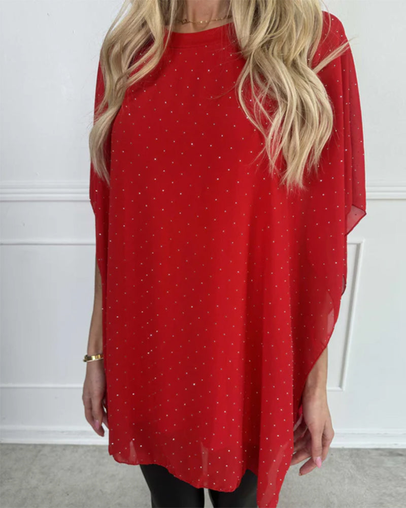 Modig Skjorta Med Fladdermusärmar